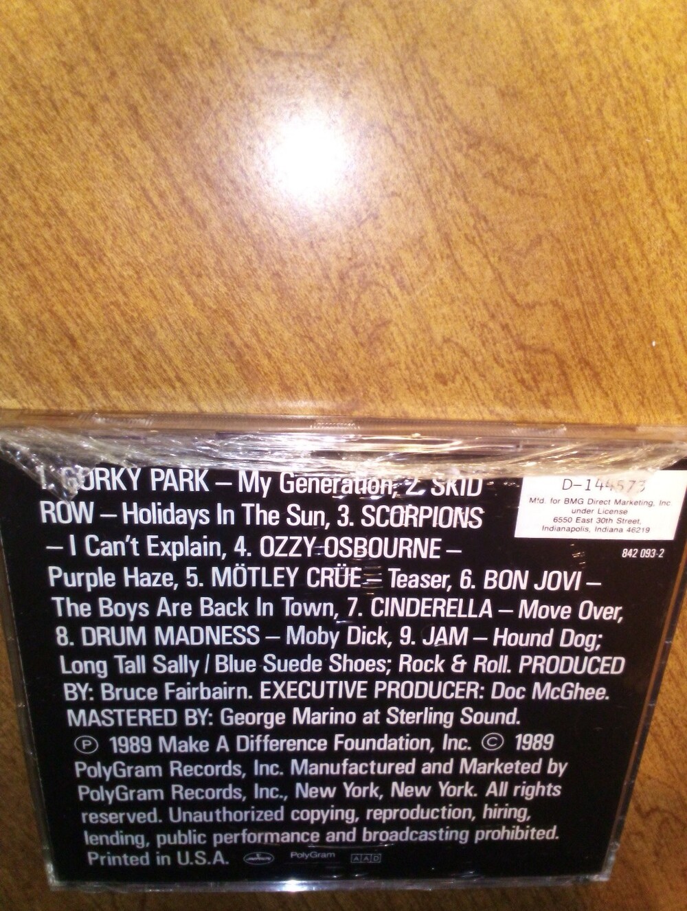 Stairway To Heaven/Highway To Hell Moscow Peace 1989 Polygram/Mercury CD Sealed - Picture 2 of 5